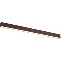 QAZQA Moderne plafondlamp notenhout incl. LED 3-staps dimbaar 2700-4000K met dipswitch - Keane