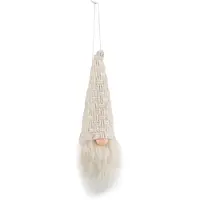 J-Line Hanger Kerstman Textiel Beige