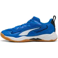 Puma Solarflash 4 indoorschoenen uniseks, Blauw/Wit, Maat 38