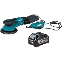 Makita BO 002 CGU1 accu-excentrische schuurmachine 40 V max. 150 mm 5,0 mm slaglengte borstelloos + 1x accu 4,0 Ah - zonder oplader