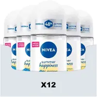 Nivea 12x Deodorant Roller Summer Happiness 50 ml