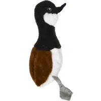 Petsolutions Jack & Vanilla Flatties Canadese gans pluchen hondenspeelgoed S