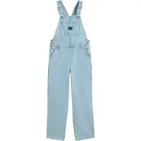 Vans - Damesbroeken - Chore Denim Overall Light Stonewash voor Dames van Katoen - Maat M - Blauw
