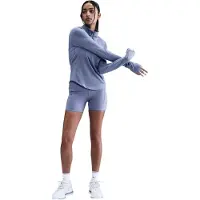 Nike Swift hardloopshirt met kwartrits voor dames (Indigo)