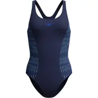 Speedo - Women's Placement Muscleback - Badpak 36, blauw