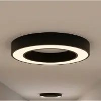 Arcchio Plafondlamp , Sharelyn, dimbare, Zwart, Keuken, Aluminium, Modern