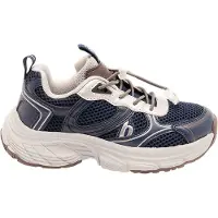 Bisgaard Burschen Low Sneaker HAMILTON, blauw, textiel en synthetisch materiaal, maat: 30