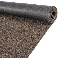ANRO Loper Bruin 240x80cm – Schoonloopmat Gangloper Antislip Wasbaar Vuilvangmat Op Maat Binnen