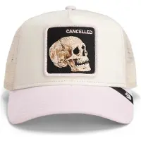 GOORIN BROS. Pet 'Gorra goorin bros beige/rosa calavera the cancelled skull trucker cap' beige