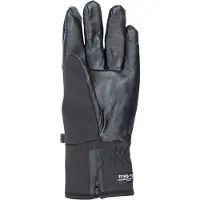 Trespass Heren Leren Atletische Snow Sports Handschoenen (Zwart)