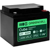 Green Cell Loodaccu GC-AGM12V50AH-H Loodvlies (AGM) 50 Ah 12 V 1 stuk(s)