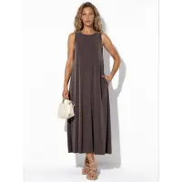 Busem Mouwloze Maxi Jersey Jurk