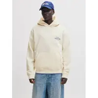 Jack & jones Achterkant Bedrukt Hoodie S Wit