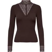 ONLY Shirt 'ONLTILDE' donkerbruin