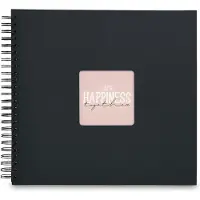 Hama Spiraal fotoalbum - Fine Art - 36x32 - 50 pagina's - Zwart