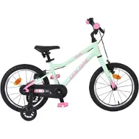 Volare Milano Kinderfiets - Meisjes - 16 inch - Mintgroen - Twee handremmen