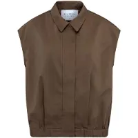 Sisters point Gilet Edith Ve 20209 D.chocolate Dames Maat - S