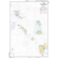 Shom Anguilla-guadalupe Marine Charts Transparant 84 x 120 cm