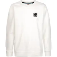Petrol Industries sweater met logo - ecru Jongens Katoen Ronde hals Logo - maat 140