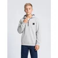 Petrol Industries hoodie met logo - grijs Sweater Logo - maat 140