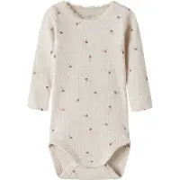 Name it Rompertje/body 'NBFLAUREL' beige / bruin