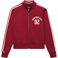 Superdry Sweatvest 'Athletic' crème / bordeaux