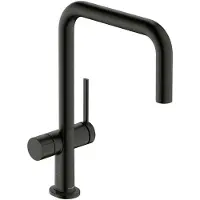 Hansgrohe Talis M54 - Keukenkraan, met afsluitklep voor het apparaat, geborsteld zwart chroom 72807340