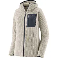 Patagonia Vest Women R1 Air Full-Zip Hoody Birch White-L