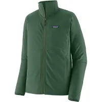 Patagonia - Fleeces - M's R1 TechFace Jkt Canopy Green voor Unisex van Gerecyclede materialen - Maat M - Groen