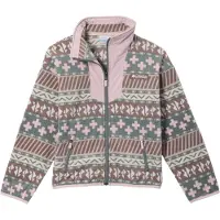 Columbia - Kid's Sequoia Grove Printed Full Zip Fleece - Fleecevest M, grijs