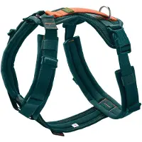 Hunter - Maldon 3.0 - Hondentuig XS/S - Hals 38 – 62 cm, Bauch 37 – 53, blauw/oranje
