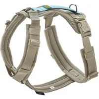 Hunter - Maldon 3.0 - Hondentuig S/M - Hals 46 – 82 cm, Bauch 47 – 69, greige /blauw