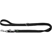 Hunter - Verstellbare Führleine Maldon 3.0 - Hondenriem Width: 1,5 cm, Length 200 cm, zwart