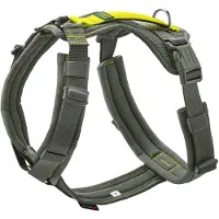 Hunter - Maldon 3.0 - Hondentuig M/L - Hals 57 – 98 cm, Bauch 60 – 91, grijs/geel