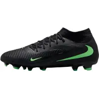 Nike Phantom 6 High Academy Gras / Kunstgras Voetbalschoenen (MG) Zwart Felgroen