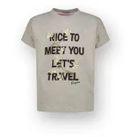 Vingino Meisjes T-shirt Hanoek Meisje Grijs 176