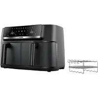 Bosch Friteuse sans huile Series 4 Double Drawer Air Fryer MAFD440B1 9 L 2500 W Noir