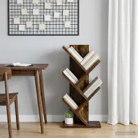 vidaXL Boekenkast in de Vorm van een Boom 4-Tier 30 x 18 x 60 cm