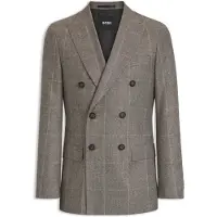 BOSS Slim fit colbert van pure scheerwol model 'C-Huge-DB-264'