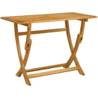 vidaXL Sydney Rechthoek Tafel Bruin 110 x 55 x 75 cm