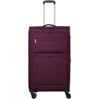 Travelite Cubis 4 wielen Trolley L 83 cm met uitbreidingsplooi paars