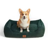Peluvio Hirado – Hondenmand met Hoge Randen – Maat M – Comfortabel & Antislip – Wasbare Hoes – Geborgenheid voor Honden van Alle Leeftijden
