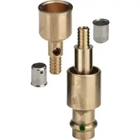 Viega Sanitair installatiemateriaal, Smartloop tilslutningssæt 28 x 12 mm rødgods