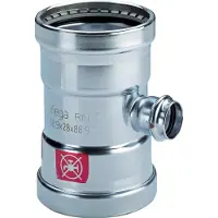 Viega Prestabo XL T-stuk 1118XL 76,1x42x76, 1 mm, verzinkt