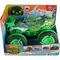 Hot Wheels Monstertrucks Krakende Kaken RC - Rijdt op land en in water