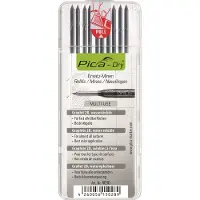 PICA Marker Dry Stiftenset Verwijderbaar Zwart 10St - 5.005.04