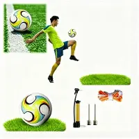 OEM - Kinder Voetbal - Witte PVC Speelbal - Indoor en Outdoor Trainingsbal voor Jongens en Meisjes