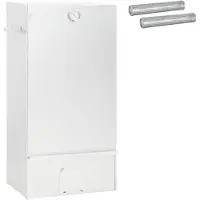 vidaXL Rookoven 3 st 44,5 x 29 x 83 cm Verzinkt staal zilver