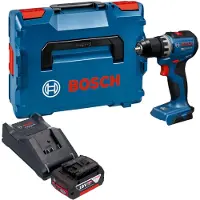 Bosch GSR 18V-52 Professional accuboormachine 18 V 70 Nm borstelloos + 1x accu 5,0 Ah + oplader + L-Boxx