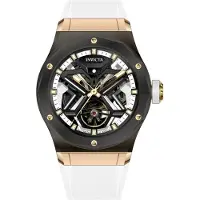 Invicta Celestial 70113 Herenhorloge - Automatisch Uurwerk - K9 Glas met Zwarte Wijzerplaat - 45 mm